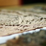 art zoom sur une toile