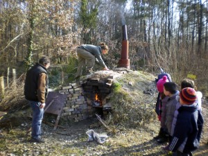 allumage du four à bois