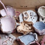 poteires émaillées avant cuisson