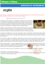 Caillettes fiche séjour argile